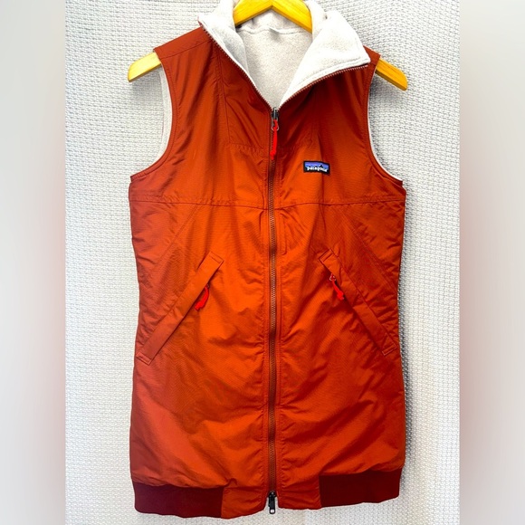 Patagonia Synchilla Nano Air Vest Women's Size XS Style Red Orange Comfort - Picture 1 of 7